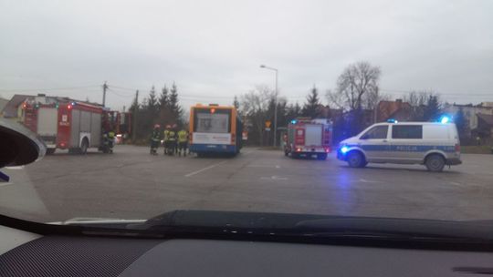 Palił się autobus