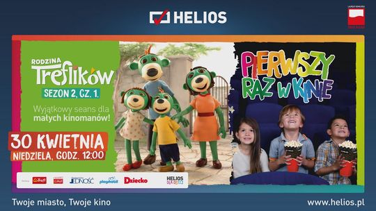 Pierwszy raz w kinie: Rodzina Treflików sezon 2 cz.1  w Kinie Helios Starachowice