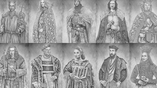 Poczet Jagiellonów autorstwa Marcina Bondarowicza na ukończeniu - projekt już zdobywa wyróżnienia