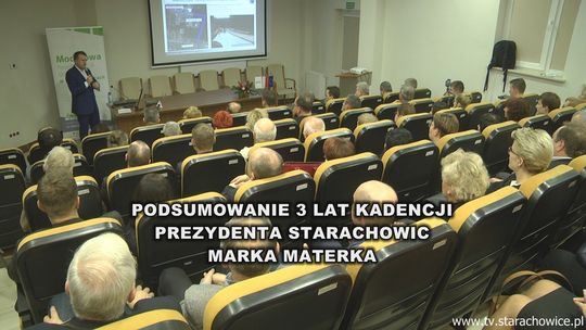 Podsumowanie trzech lat prezydenta Marka Materka