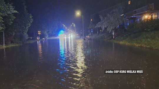 Ponad 80 zdarzeń w związku nawałnicami. W najbliższych dniach problemy z dostępem wody