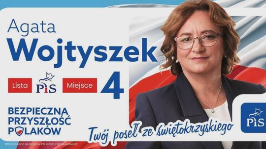 Poseł Agata Wojtyszek o inwestycjach w powiecie starachowickim