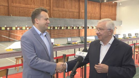 Poseł i prezydent wizytowali zmodernizowaną strzelnicę