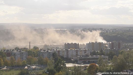 Pożar budynku przy ul. Rogowskiego