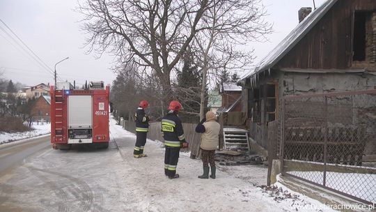 Pożar domu przy ul. Nowowiejskiej