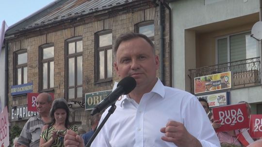 Prezydent Rzeczpospolitej Polskiej odwiedzi Bodzentyn