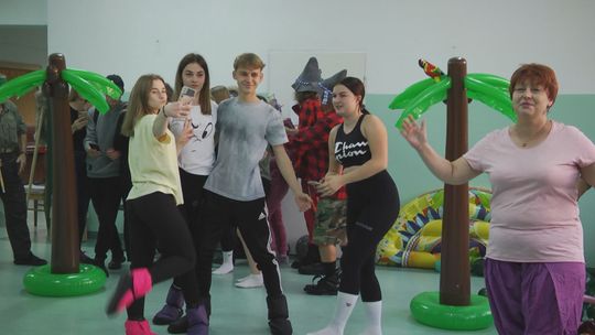 Próba spektaklu „Bajka na Szlaku”