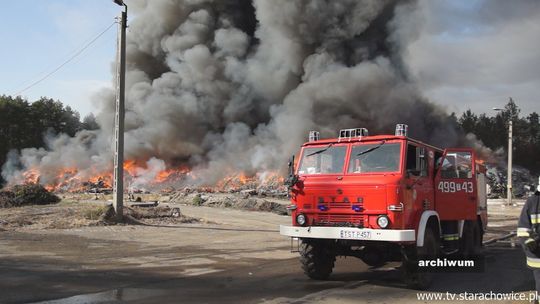 Prokuratura nie ustaliła sprawców pożarów na Elaboracji, przedsiębiorstwo recyklingu nadal działa