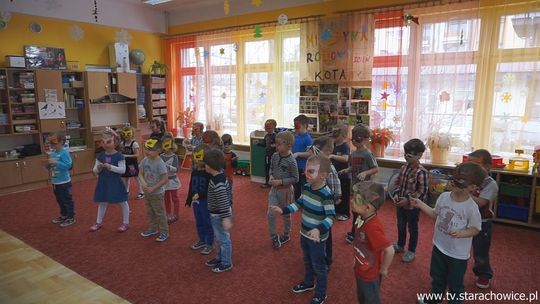 Przedszkolaki pamiętały o Dniu Kota