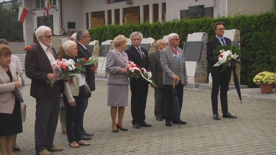 Rocznicowe obchody pod tablicą „Solidarności”