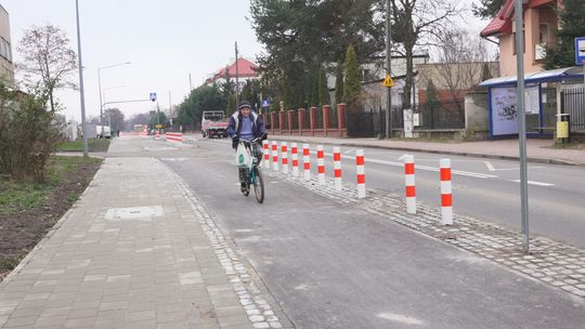 Rozrastający się system ścieżek rowerowych