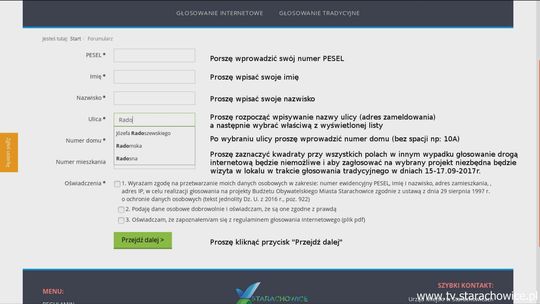 Ruszyło internetowe głosowanie Budżetu Obywatelskiego