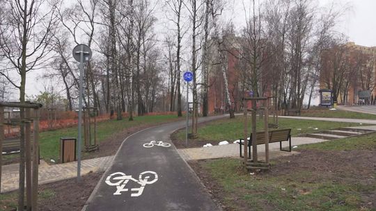 Ścieżka rowerowa w rejonie ulic 1 Maja i Stromej