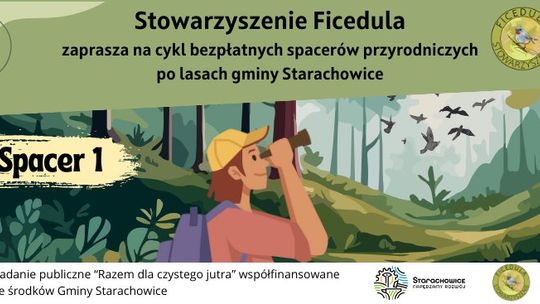 Spacer przyrodniczy po lesie - zaprasza FICEDULA