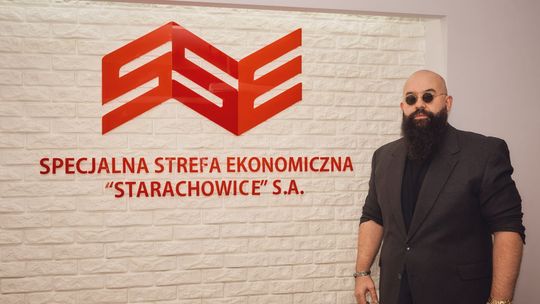 Specjalna Strefa Ekonomiczna z nowym logiem. Autorem znaku Marcin Bondarowicz