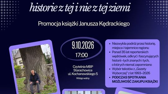 Spotkanie dot. książki "Świętokrzyskie: historie z tej i nie z tej ziemi" Janusza Kędrackiego