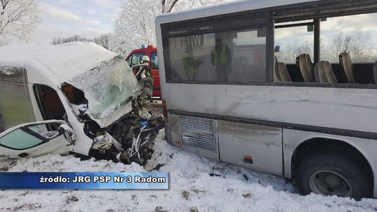 Starachowiczanin ranny w wypadku koło Radomia