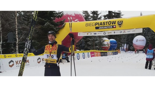 Strażak ze Starachowic z medalem w biegach narciarskich