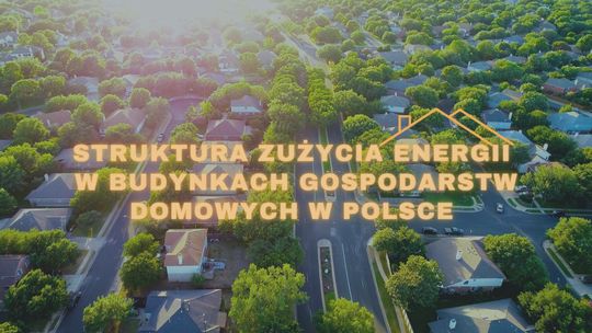 Struktura zużycia energii w budynkach gospodarstw domowych w Polsce