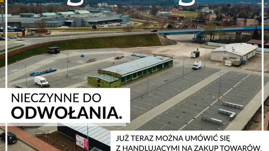 Targowisko miejskie pozostaje nieczynne do odwołania