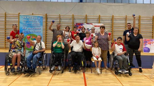 Trenowali grę w boccia