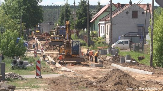 Trwa budowa ulicy Moniuszki