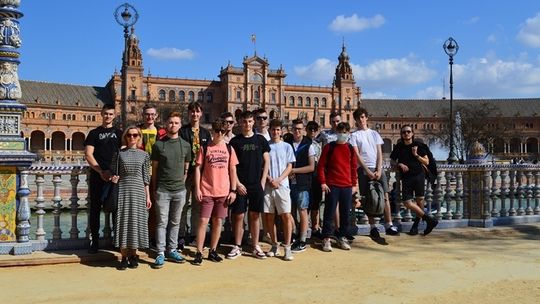 Uczniowie ZSZ nr 2 w „zimowych” klimatach Sevilli