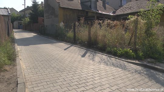 Ulica Wspólna w części utwardzona