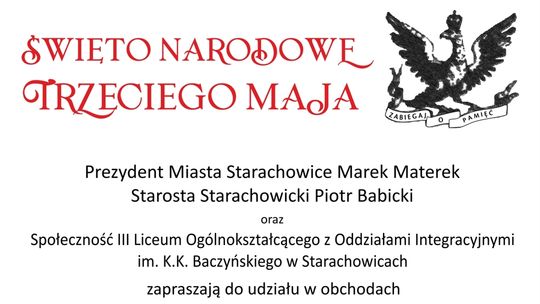 Uroczystości 3-go Maja w Starachowicach