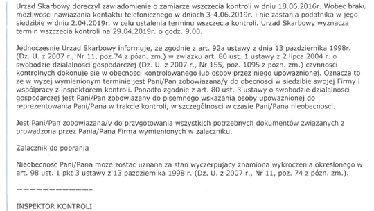 Uwaga na fałszywe e-maile o kontroli skarbowej