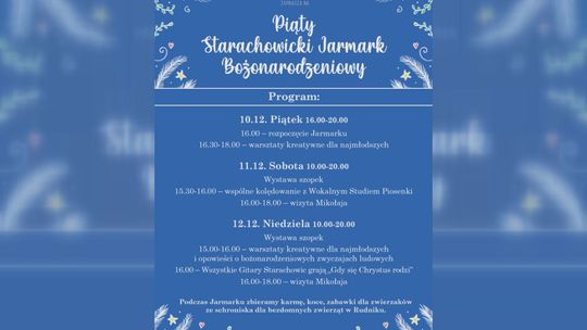 V Jarmark Bożonarodzeniowy w Starachowicach