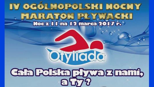 W Starachowicach w najbliższy weekend wystartuje nocny maraton pływacki „Otyliada 2017”