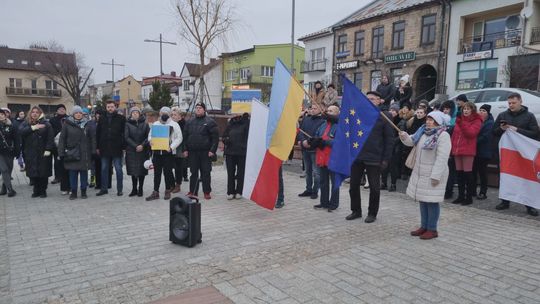 Wiec solidarności z Ukrainą