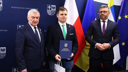 Wśród wyróżnionych znalazł się Mateusz Pocheć uczeń ZSZ nr 2 
