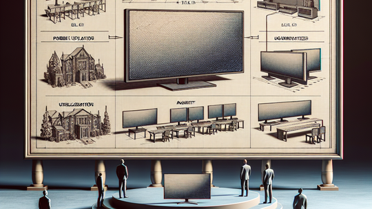 Wszystko co powinieneś wiedzieć o monitorach wielkoformatowych: Wybór zastosowanie i korzyści