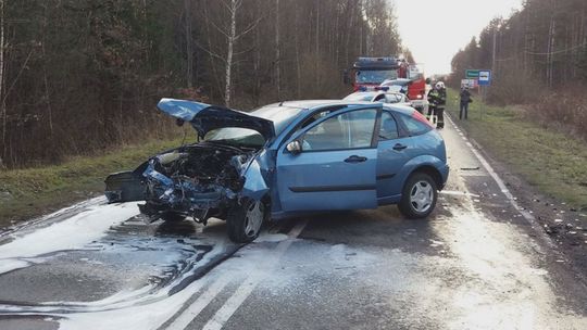 Wypadek na skrzyżowaniu Elaboracji i Radomskiej w Starachowicach