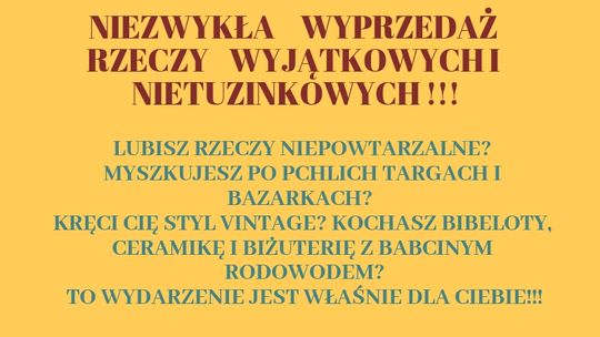 "Wyprzedaży rzeczy wyjątkowych" w SDK