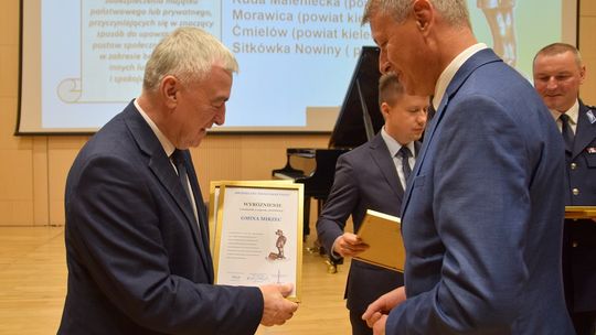 Wyróżnienie za działania na rzecz bezpieczeństwa