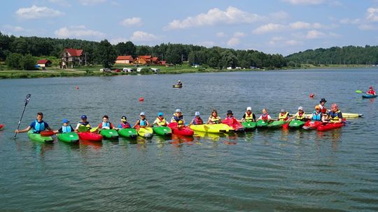 Wyścigi na zakończenie szkółki kajakarskiej