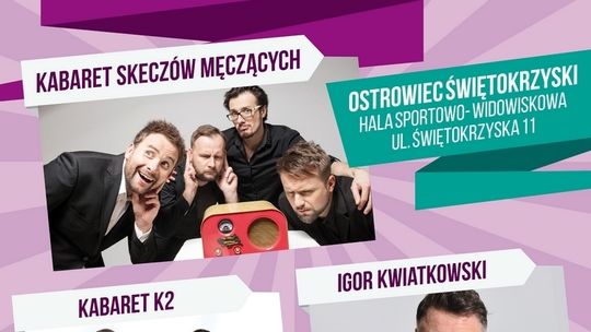 Zainteresuj się naszym konkursem! Czeka podwójna wejściówka na kabaretową galę w Ostrowcu!