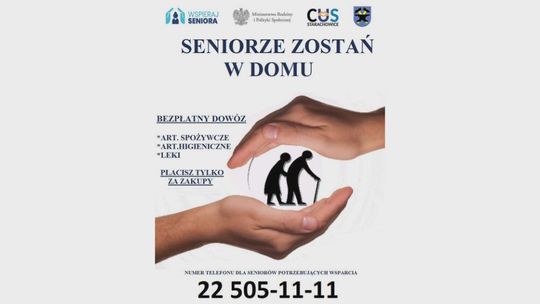 Zakupy na telefon w ramach programu „Wspieraj Seniora”