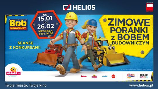 Zimowe Poranki z Bobem Budowniczym cz.6 w Kinie Helios Starachowice