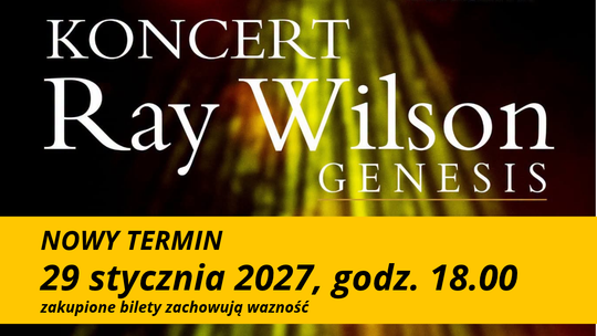 Zmiana terminu koncertu Raya Wilsona w Parku Kultury!