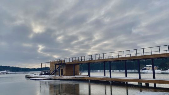 Zmiany nad zalewem wodnym Lubianka