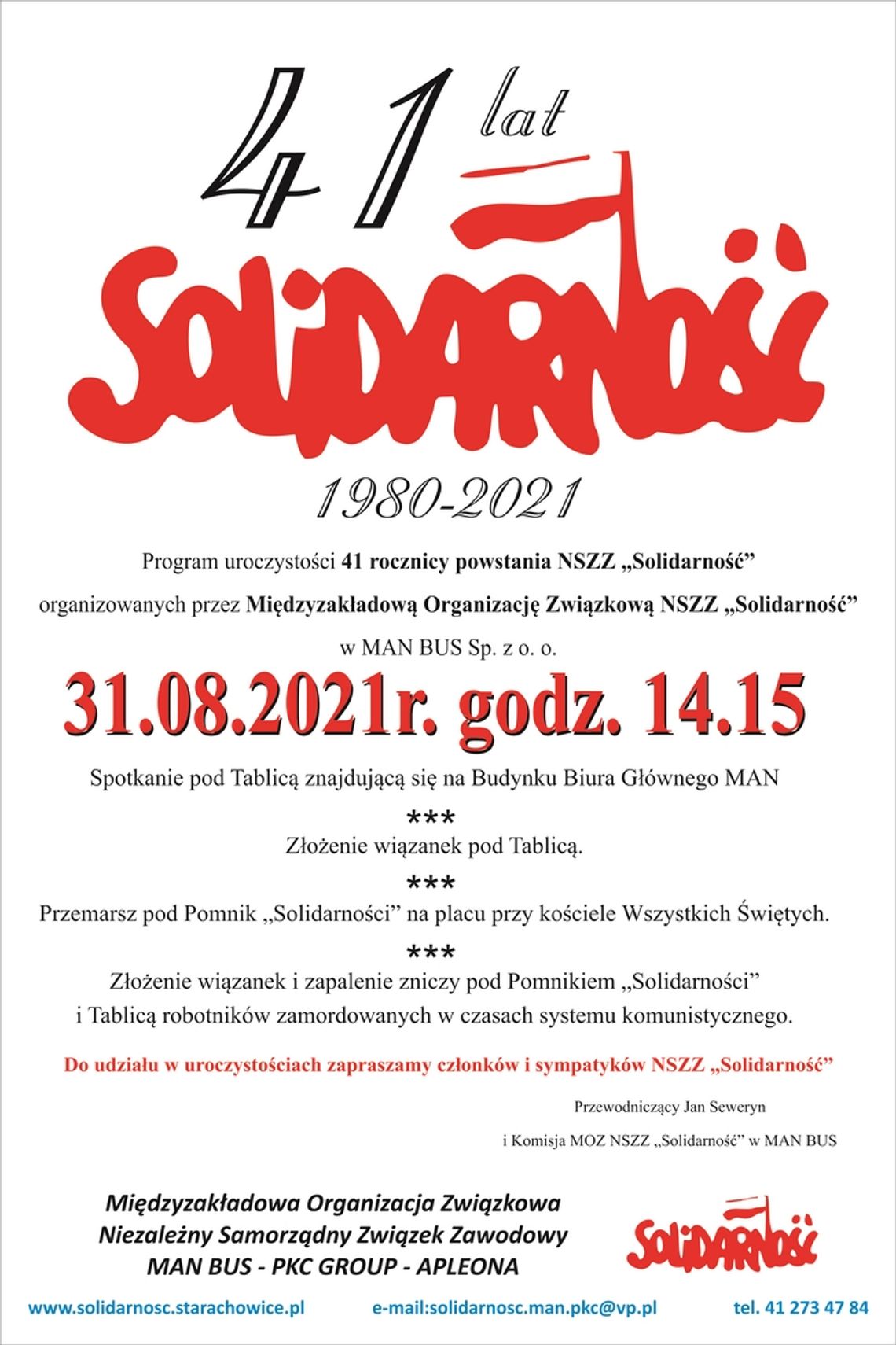 41 lat Solidarności