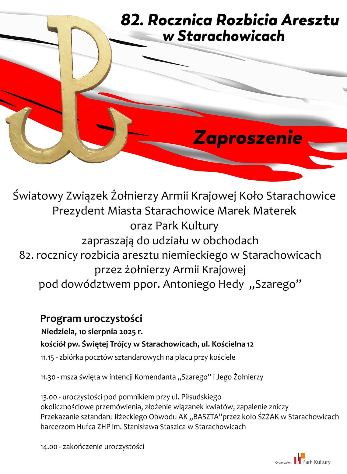 82. rocznica rozbicia aresztu niemieckiego w Starachowicach