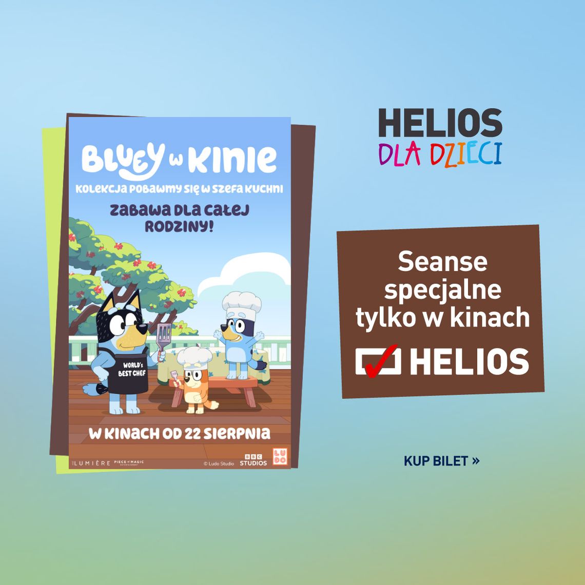 Bluey w kinie: Kolekcja pobawmy się w szefa kuchni