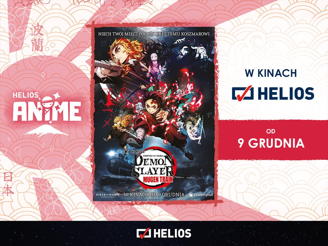 DEMON SLAYER: Mugen Train w kinie Helios Starachowice!