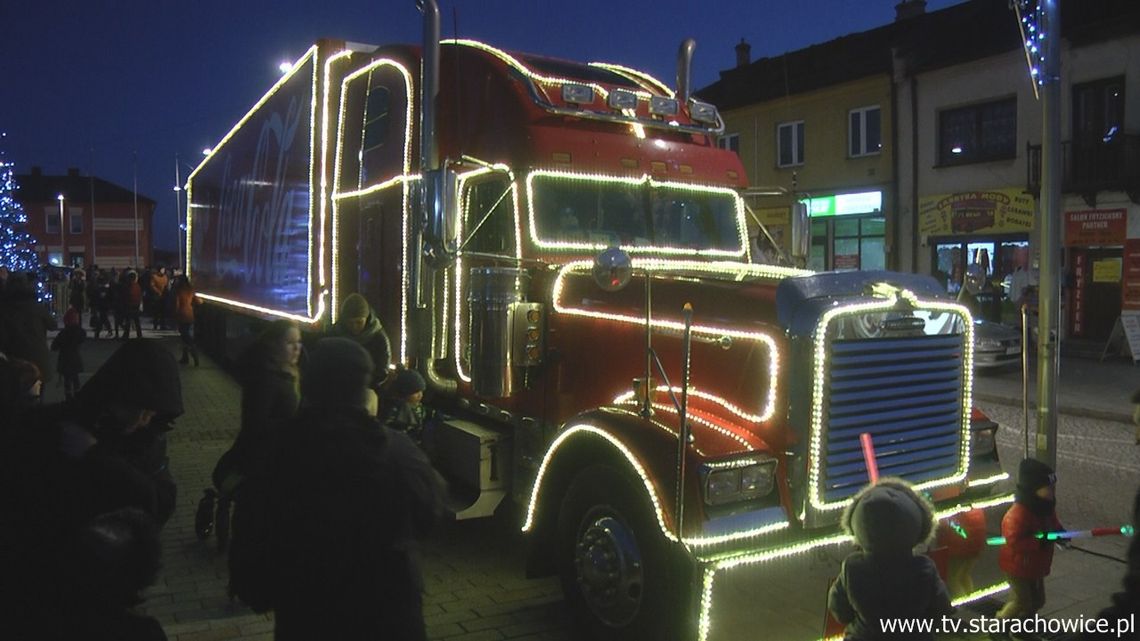 Do Starachowic przyjechała słynna firmowa ciężarówka z bożonarodzeniowymi atrakcjami