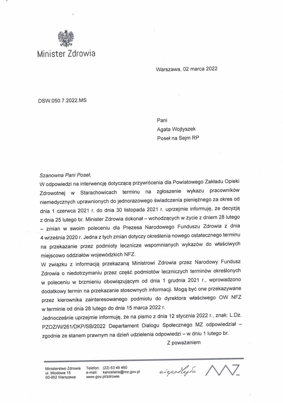 Dodatek covidowy zostanie wypłacony